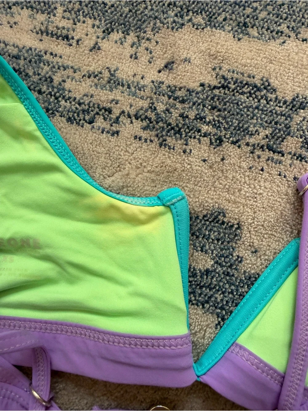 Oneone Swim Matching Bikini Set Small Bottoms & XS Top